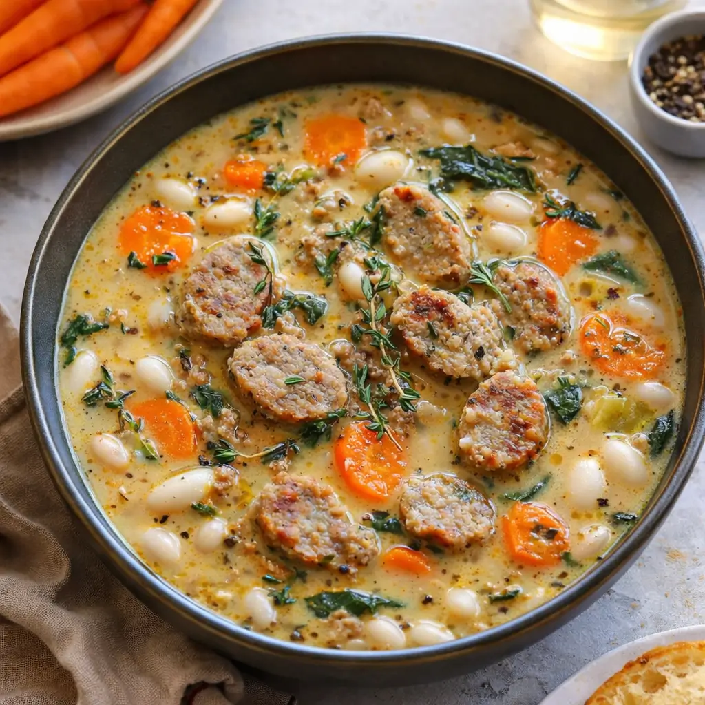 Quick Sausage White Bean Soup: Healthy, Filling, and Easy