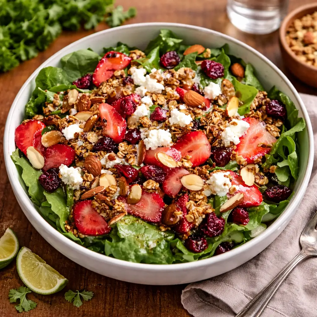 Strawberry Crunch Salad: The Best Refreshing Spring Side Dish
