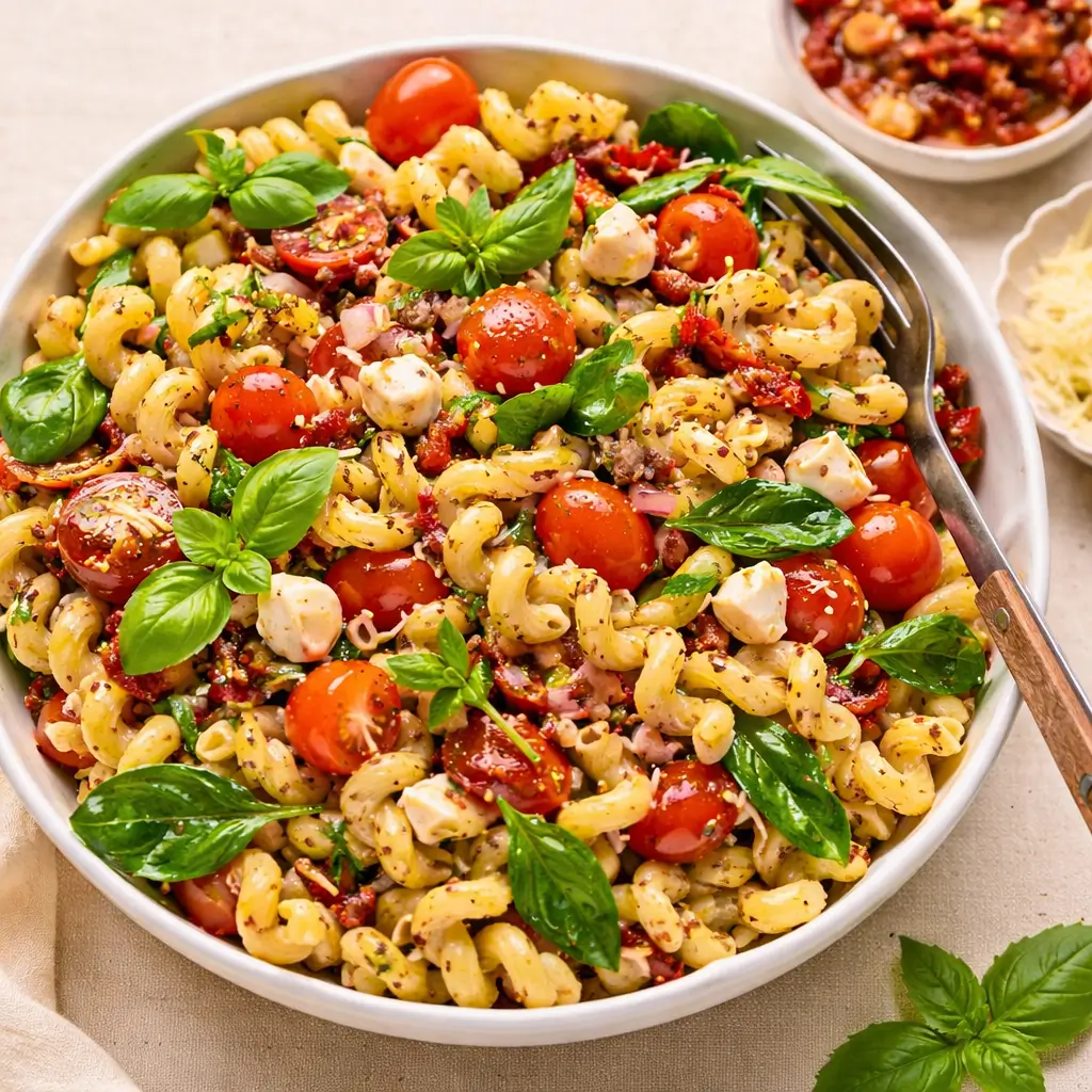 Sun-Dried Tomato Pasta Salad