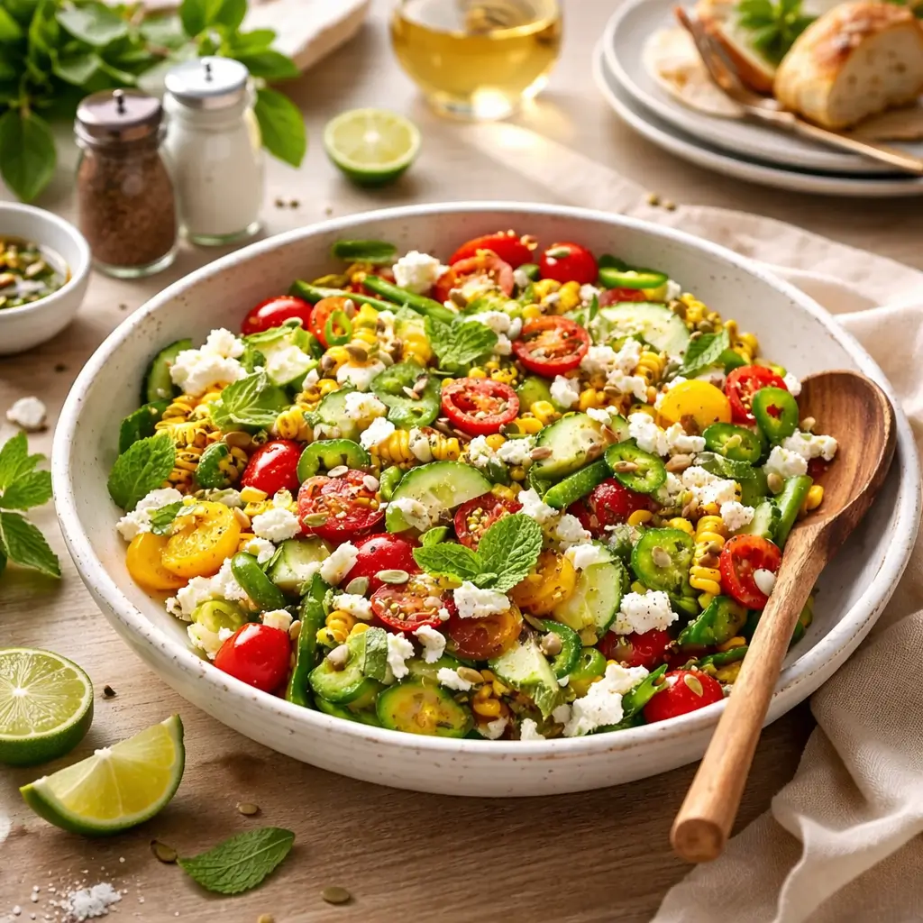 The Perfect Summer Salad: Quick, Creamy, and Healthy Recipe