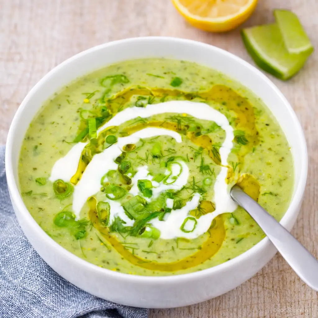Zucchini Soup with Yogurt: A Creamy 20-Minute Mediterranean Delight