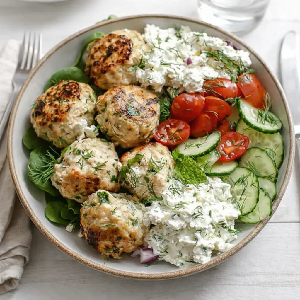 Greek Chicken Meatballs best