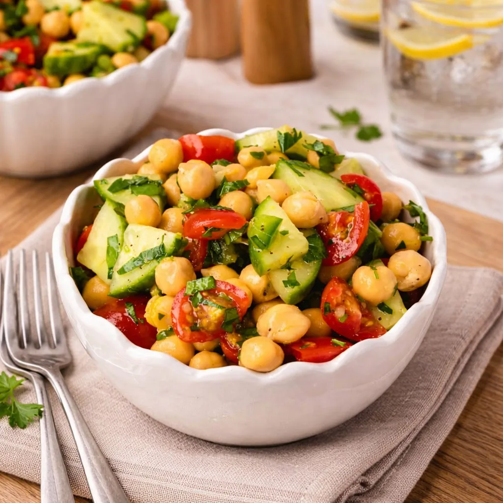 Crunchy Chickpea Salad