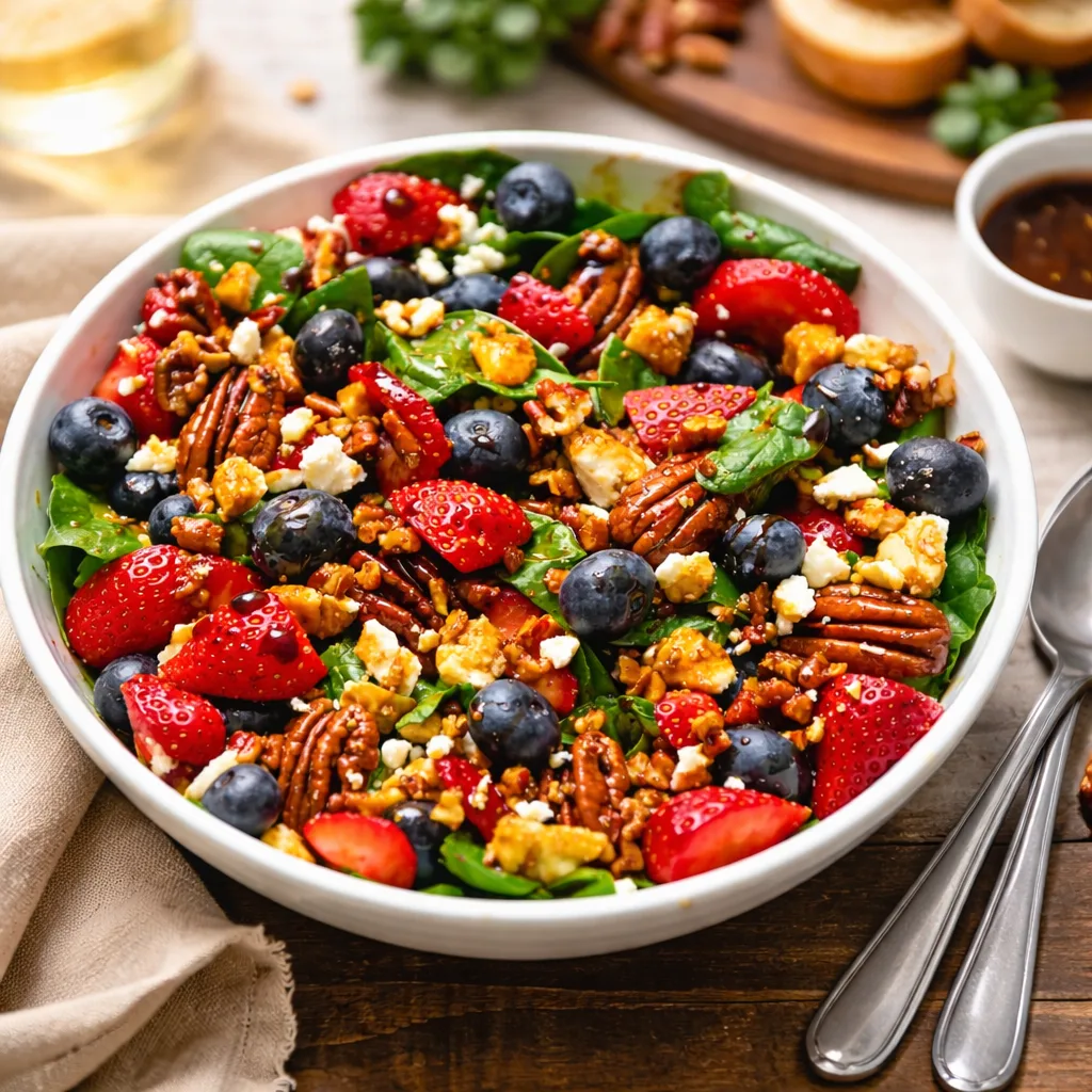 Strawberry Spinach Salad