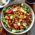 Strawberry Crunch Salad with Champagne Vinaigrette