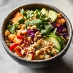 Thai Peanut Quinoa Bowl