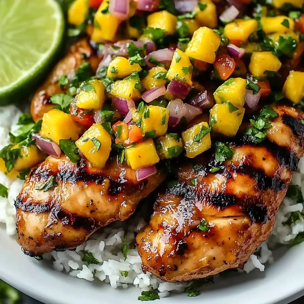 Easy Honey Lime Chicken with Mango Salsa – Sweet &amp; Zesty Flavor Harmony