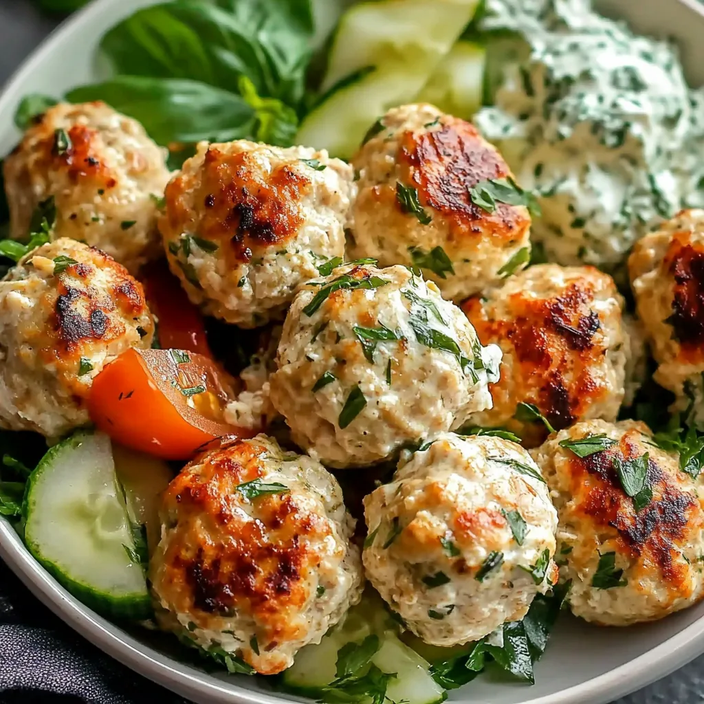 Greek Chicken Meatballs – A Flavorful Mediterranean Dish for Every Occasion