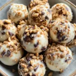High Protein Frozen Peanut Butter Greek Yogurt Bites for a Healthy Treat