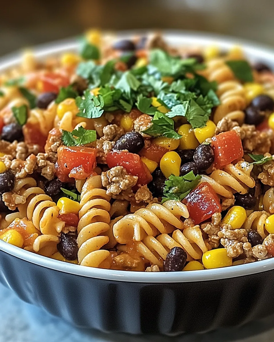 Taco Pasta Salad Recipe: A Flavor-Packed Fusion for Every Occasion