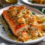 Crab and Shrimp Stuffed Salmon
