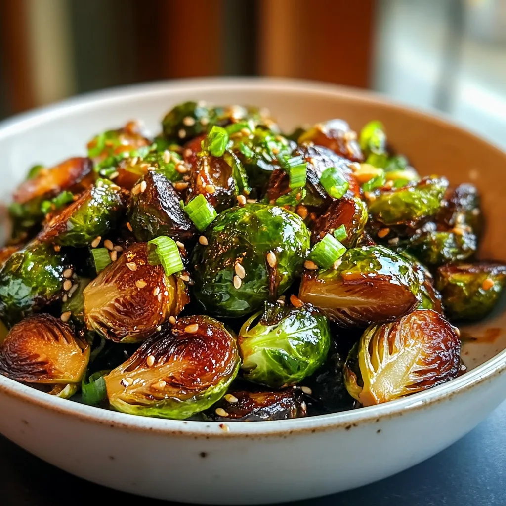 Honey Sriracha Brussels Sprouts