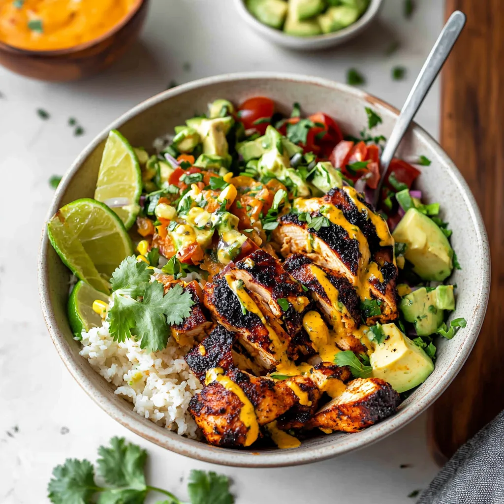 Cilantro Lime Chicken Bowls