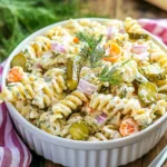 Delicious Dill Pickle Pasta Salad