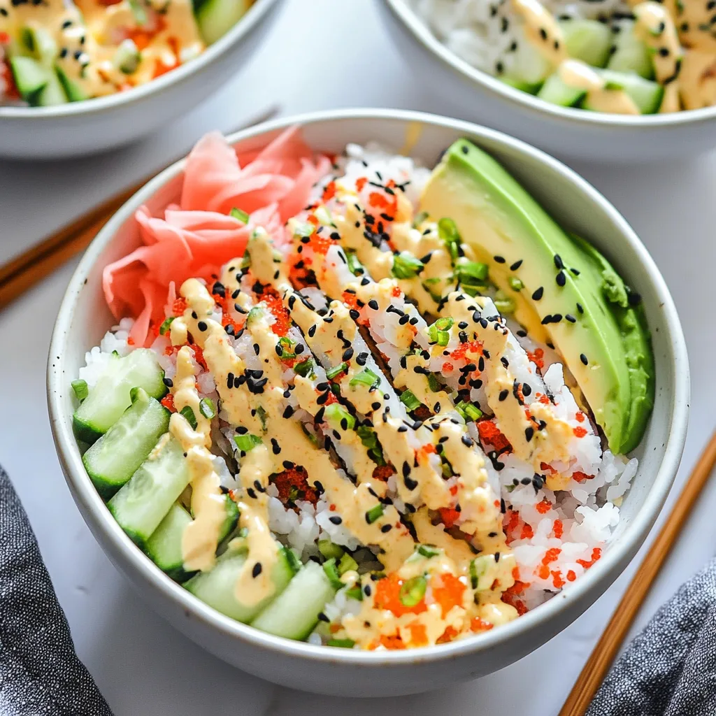 California Roll Sushi Bowls: A Flavorful, Easy-to-Make Japanese Delight