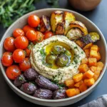 Roasted Veggie and Hummus Bowl: A Wholesome, Plant-Based Creation