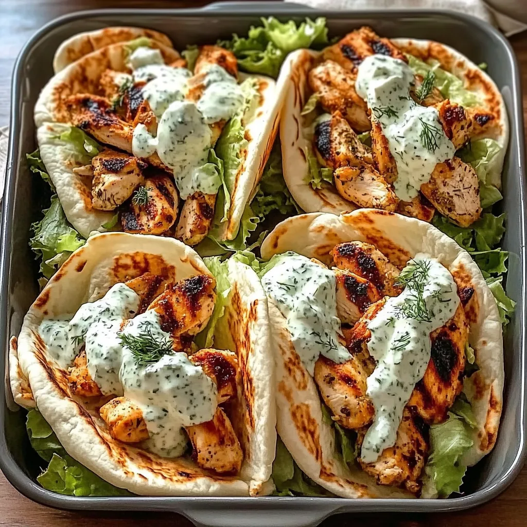 Sheet Pan Chicken Pitas with Herby Ranch – Flavorful, Easy Weeknight Dinner