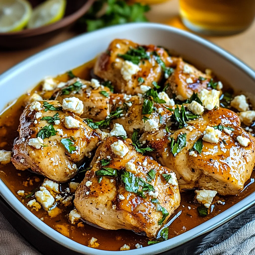 Delicious Hot Honey Feta Chicken