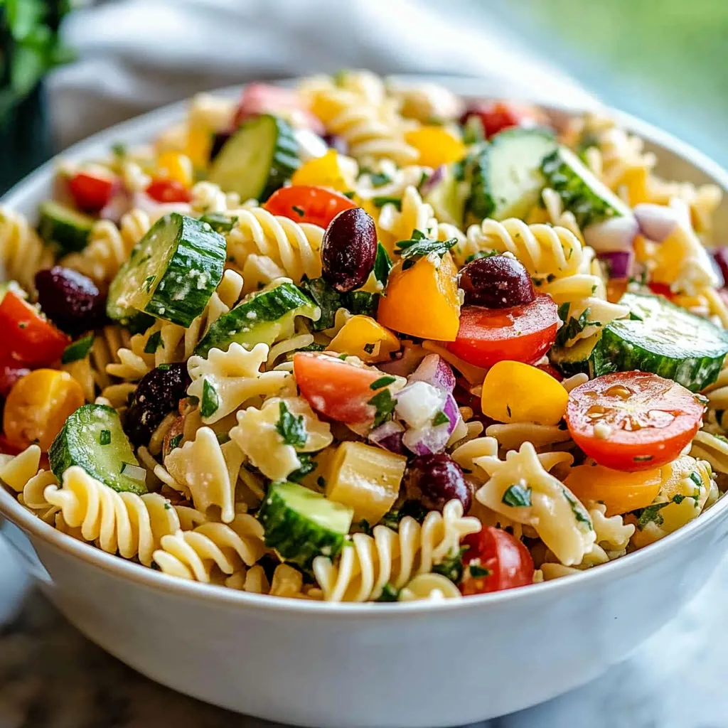 California Pasta Salad for a Summer Lunch or Dinner