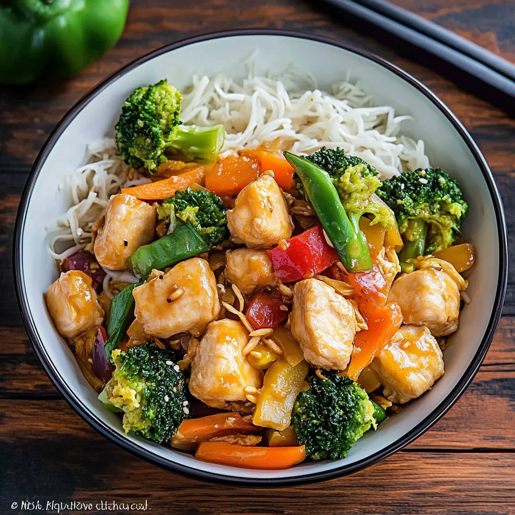 Gluten-Free Rice Noodle Stir Fry: A Quick, Healthy, and Tasty Family Favorite