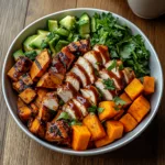 BBQ Chicken Sweet Potato Bowl