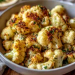 Garlic Parmesan Roasted Cauliflower