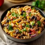Easy High Protein Southwest Pasta Salad
