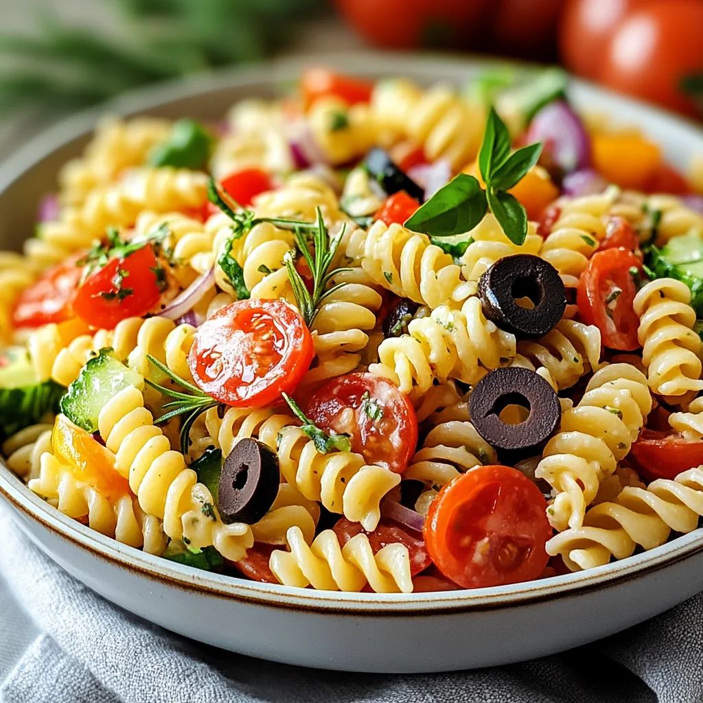 Best Pasta Salad Recipe | Colorful, Creamy, and Refreshing