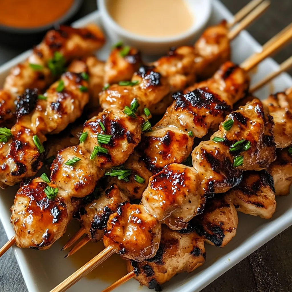 Spicy Pineapple Bang Bang Chicken Skewers