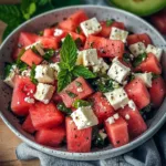 Watermelon Feta Salad with Mint
