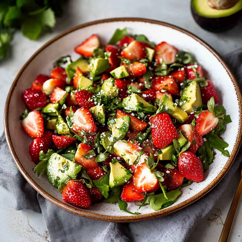 Strawberry Avocado Salad