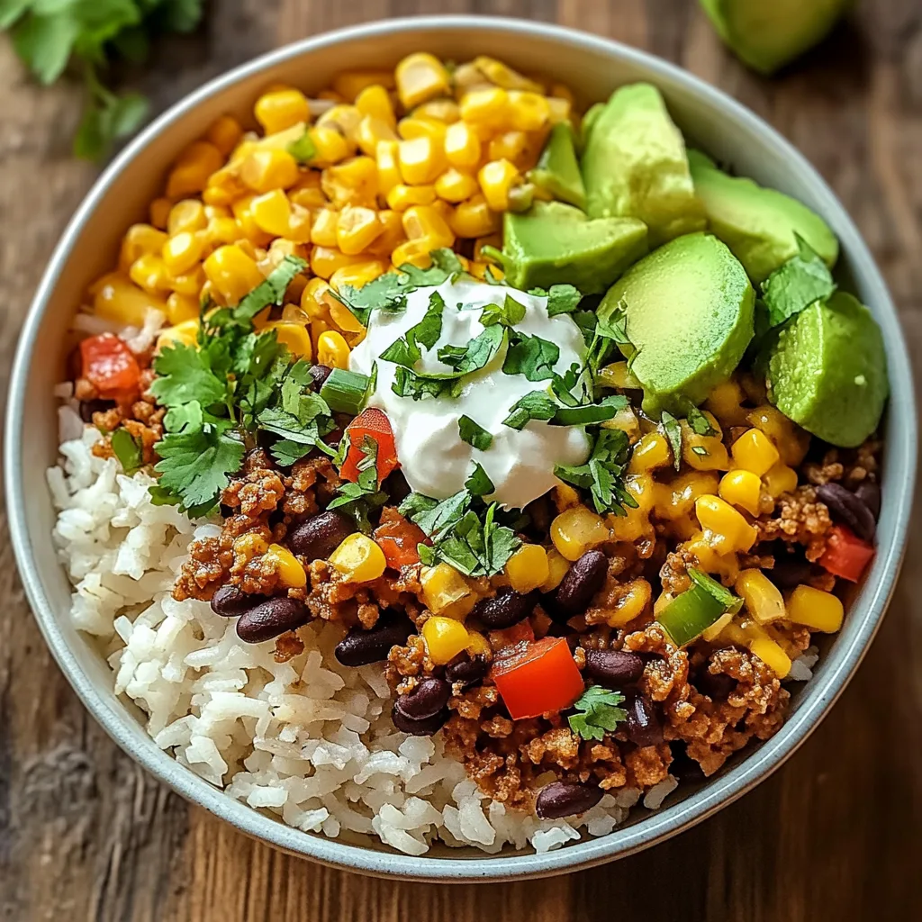 Savory Taco Rice Bowl: Comfort Food with a Twist