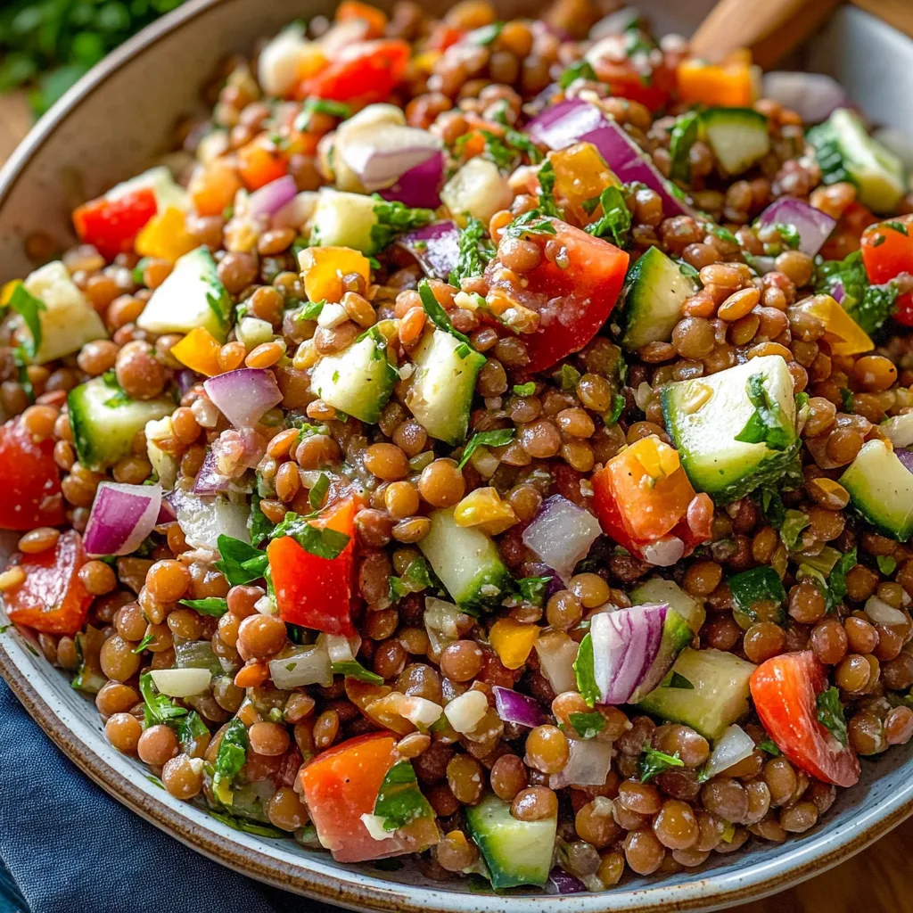 Mediterranean Lentil Salad