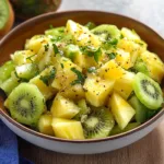 Pineapple Kiwi Salad: A Refreshing Summer Picnic Basket Star with Sweet Honey Lime Dressing
