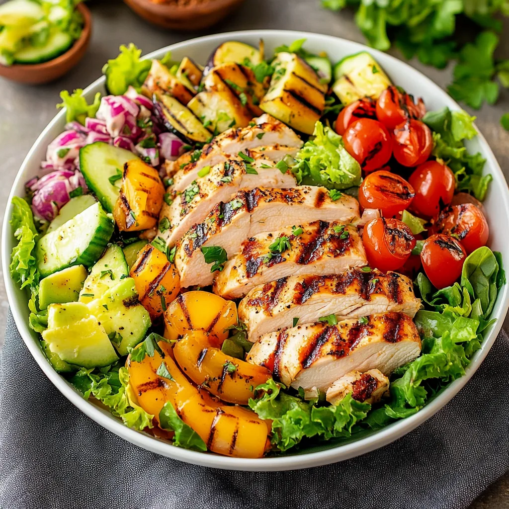 The Best Grilled Chicken Salad for a Nourishing, Flavorful Meal