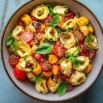 Hot Honey Tortellini Pasta Salad