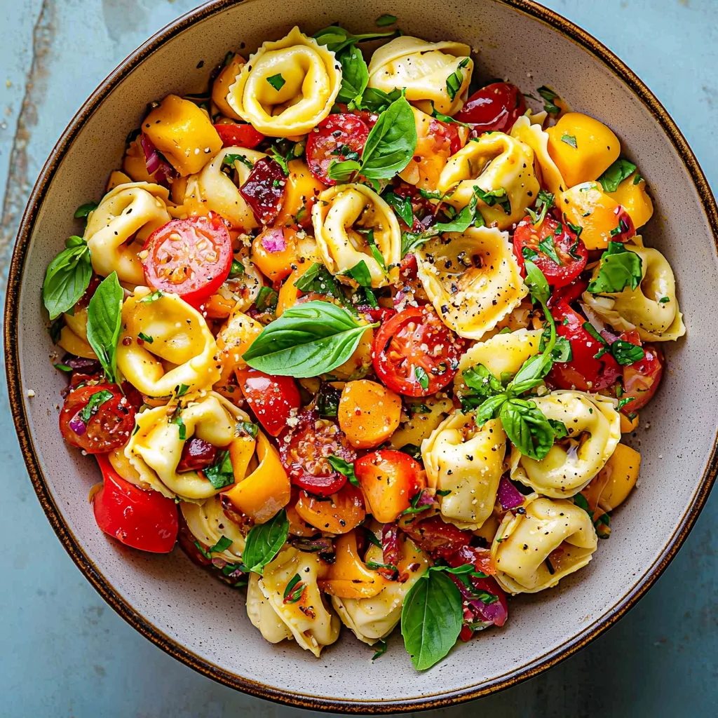 Hot Honey Tortellini Pasta Salad: A Sweet &amp; Spicy Summer Sensation