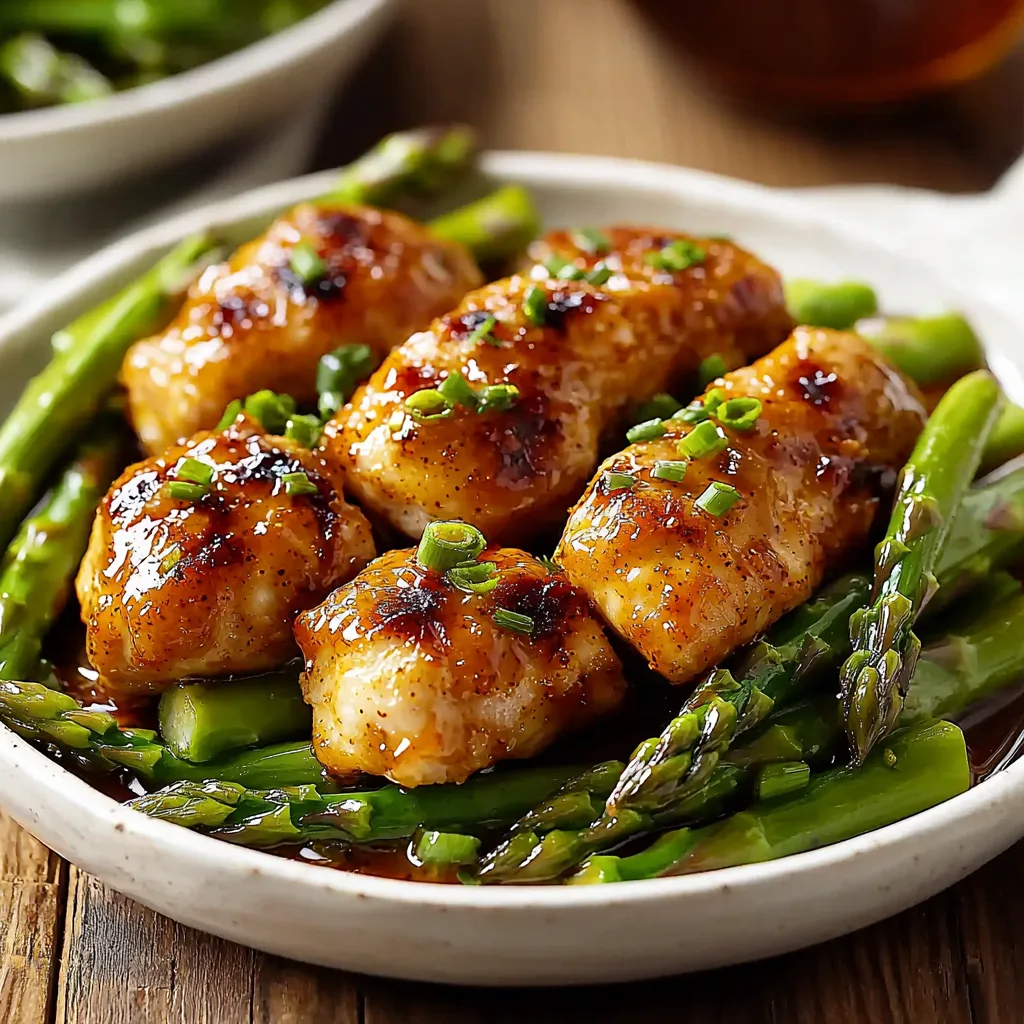 Honey Mustard Chicken with Asparagus