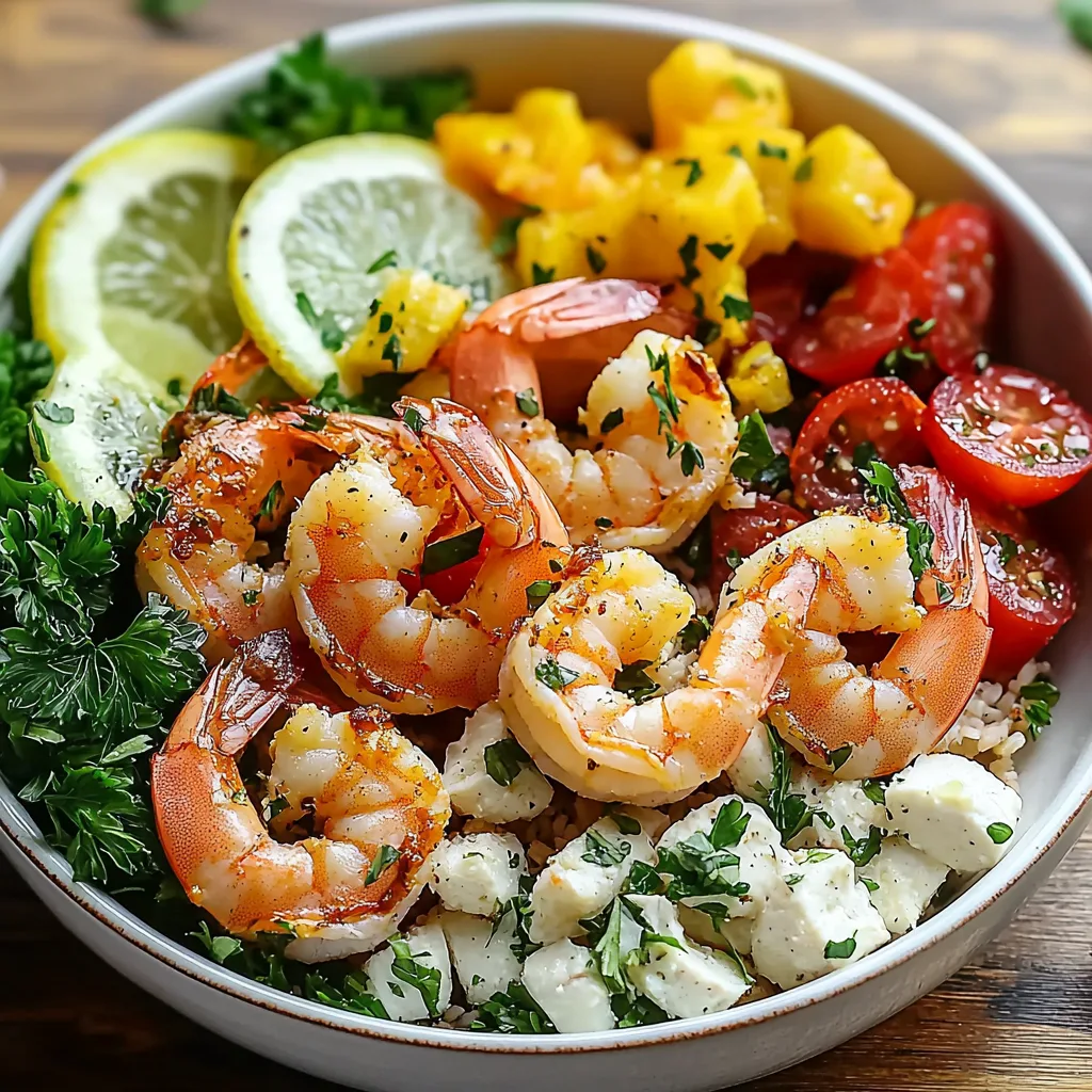 Mediterranean Diet Shrimp Bowl – Easy, Fresh &amp; Flavor-Packed