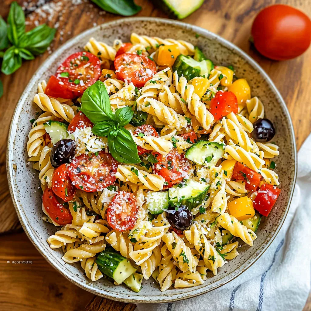 The Easiest Pasta Salad Recipe for a Light and Healthy Summer Side