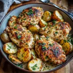 The Best Garlic Parmesan Chicken and Potatoes