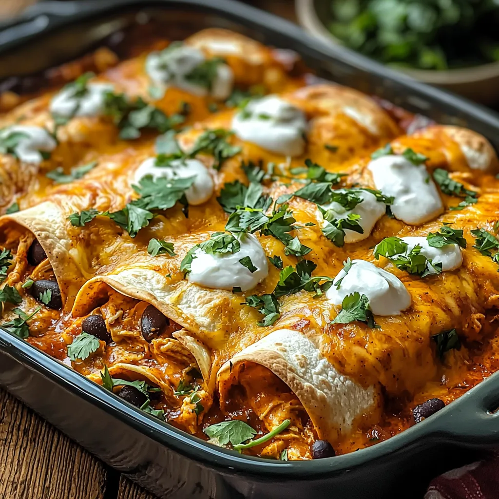 Ultimate High Protein Chicken Enchiladas Recipe | Healthier Comfort Food