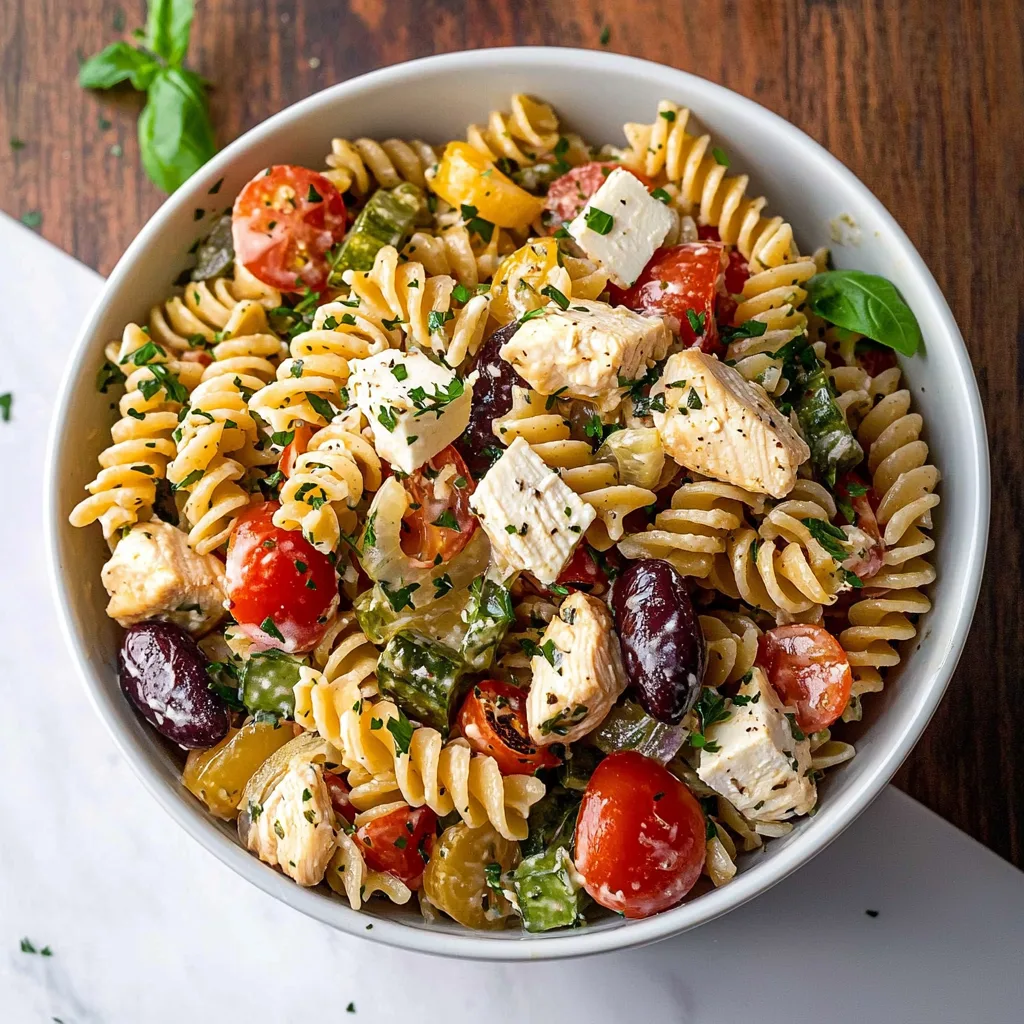 Greek Chicken Pasta Salad: A Flavorful, No-Fuss Mediterranean Feast for Busy Cooks