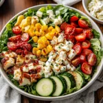 High-Protein Cobb Salad with Greek Dressing