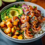 Delicious Shrimp and Avocado Bowls with Mango Salsa