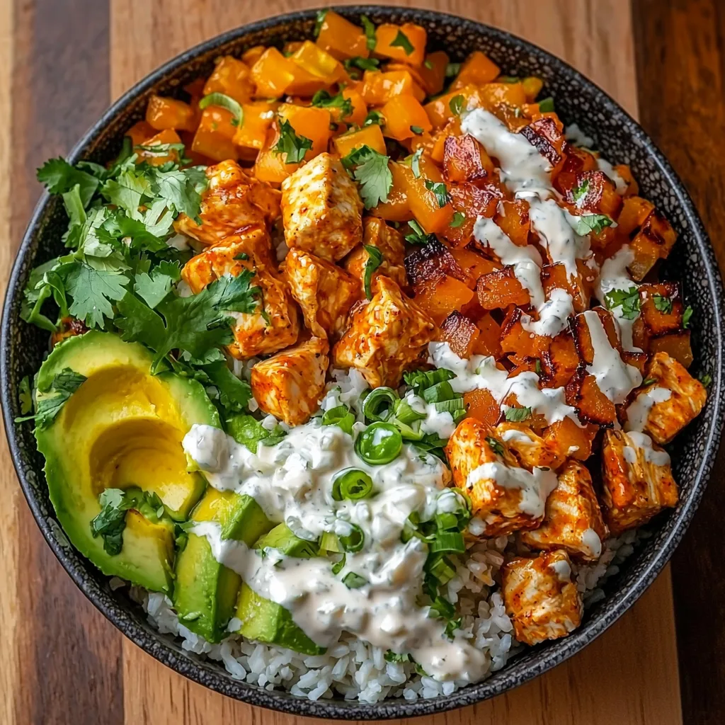 Buffalo Chicken Protein Bowl: A Zesty, Nourishing Meal