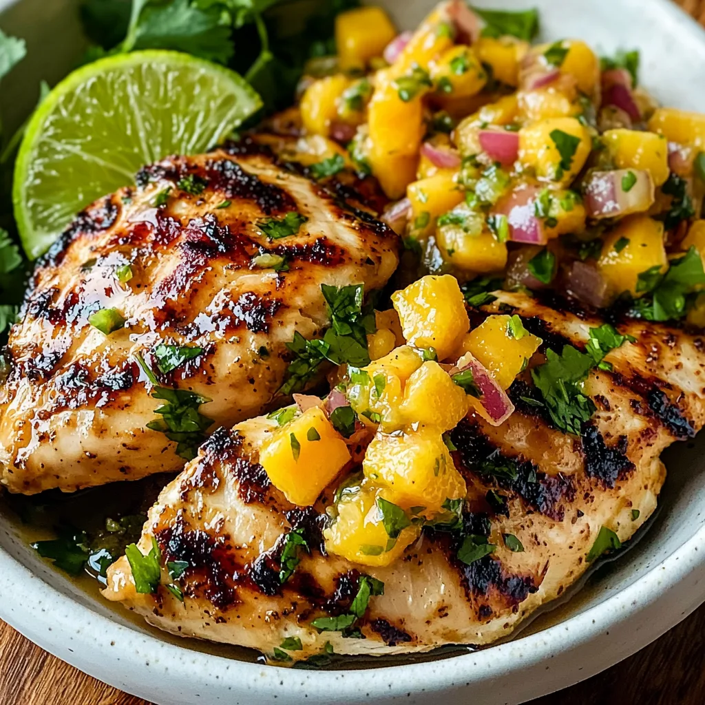 Honey Lime Chicken with Mango Salsa: A Taste of Sunshine