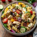 Homemade Greek Chicken Pasta Salad