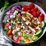 Greek Chicken Orzo Power Bowls: A Quick & Wholesome Meal