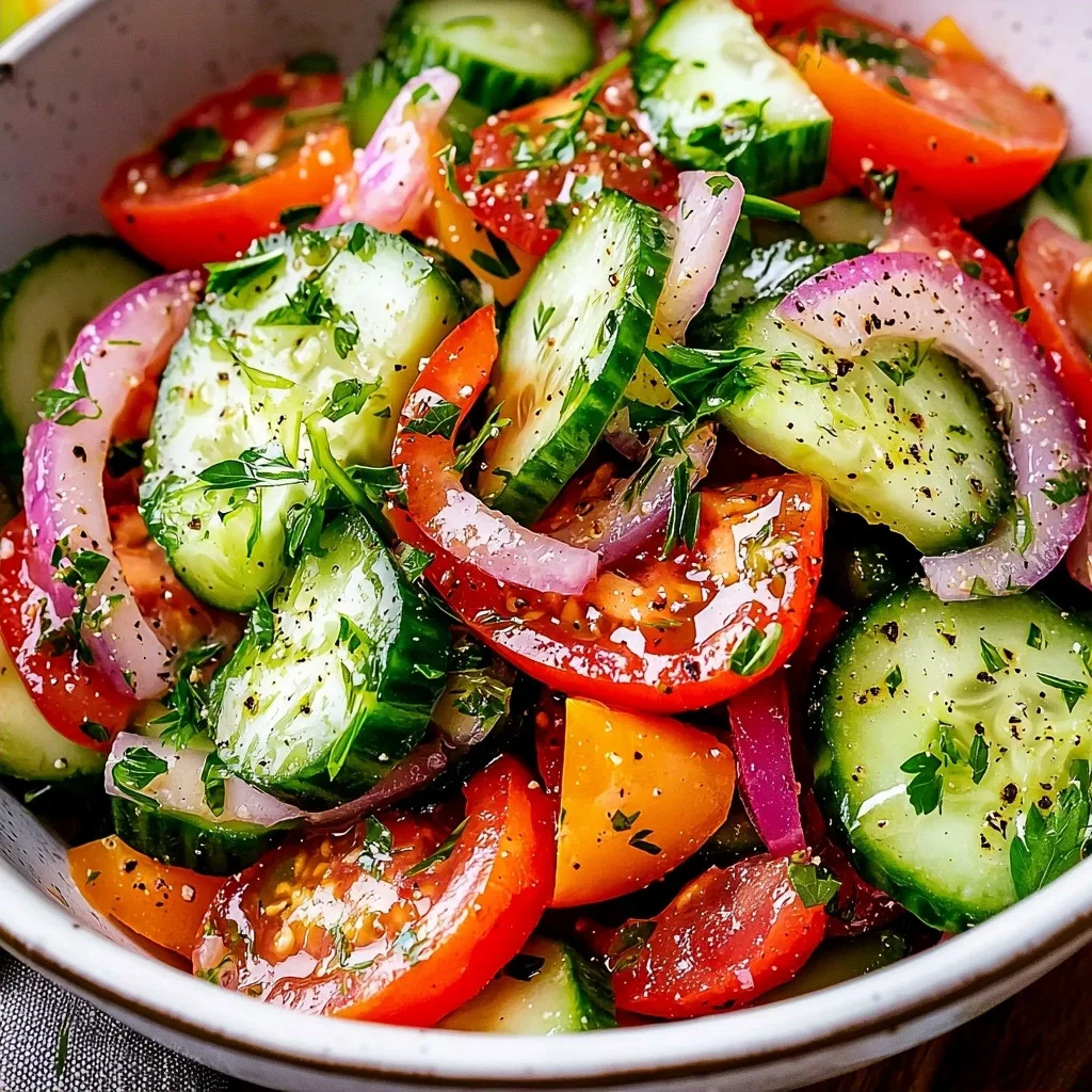Simple Cucumber Tomato Salad: A Refreshing Delight